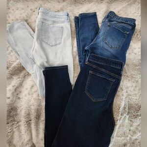 LOTof 3 Old Navy Rockstar Skinny Jeans Size 10